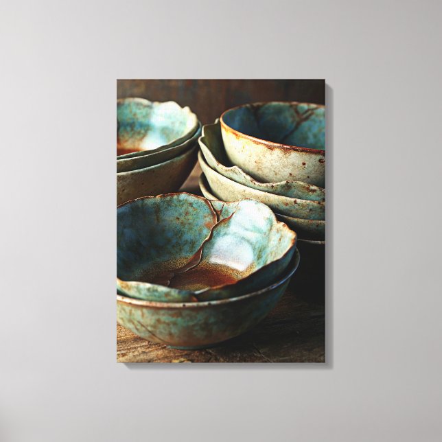 Wabi Sabi Art Leinwanddruck (Vorderseite)