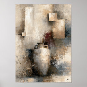 Wabi-Sabi bescheidenes Gefäß modernes japanisches Poster