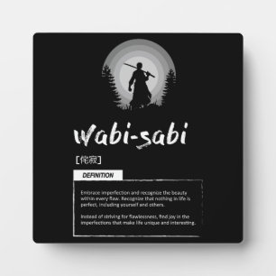Wabi-Sabi - Japanisches Erfolgskonzept Fotoplatte