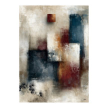 Wabi-Sabi Kiefern-Echo Moderne Japanische Abstrakt