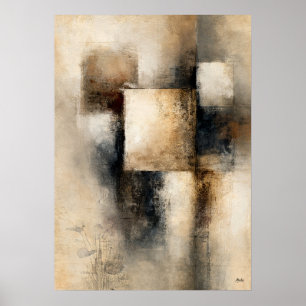 Wabi-Sabi Stille Ausrichtung Moderne Japanische Ab Poster