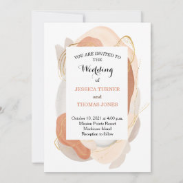 Wabi Sabi Watercolor Wedding Einladung