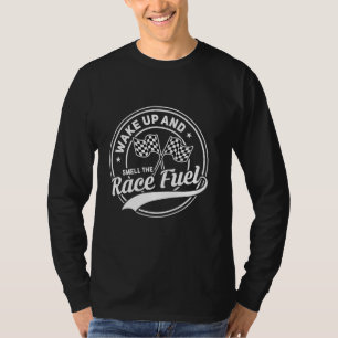 Wach auf und rieche den Renntreibstoff Lustige Ren T-Shirt