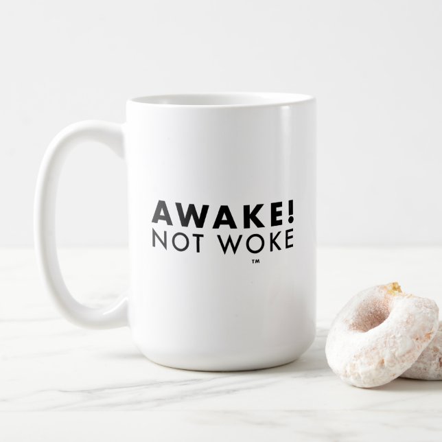 Wach! Nicht Geweckt™ LOGO Classic-Tasse Kaffeetasse (Mit Donut)