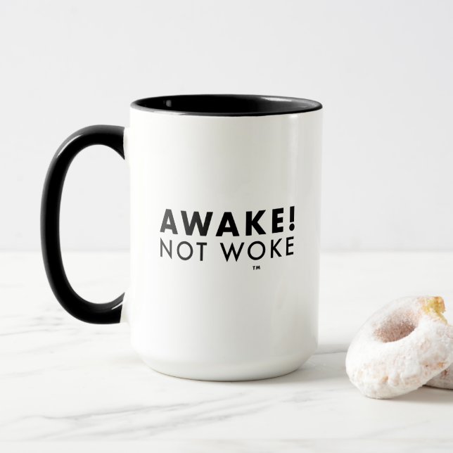 Wach! Nicht Geweckt™ LOGO Combo-Tasse Tasse (Mit Donut)