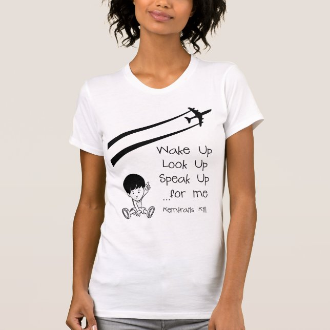 Wachen Sie schauen sprechen oben oben für mich T-Shirt (Vorderseite)