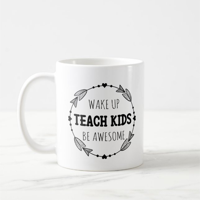 Wachen Sie unterrichten Kinder ist fantastischer Kaffeetasse (Links)