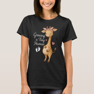 Wachende winzige Mütter zur Schwangerschaftsankünd T-Shirt