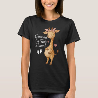 Wachende winzige Mütter zur Schwangerschaftsankünd T-Shirt