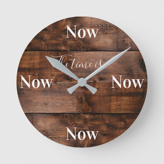 Wachheit Uhr mit Imitaten Holzboden (Vorderseite)