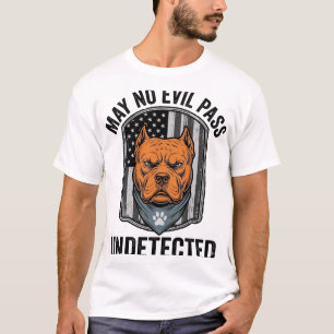 Wachhund darf kein Übel passieren Vintage-Vektorde T-Shirt