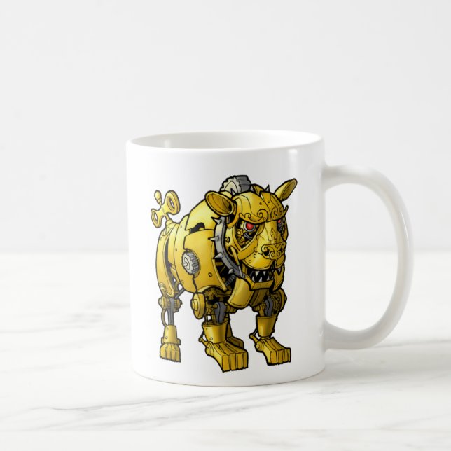Wachhund-Tasse Kaffeetasse (Rechts)