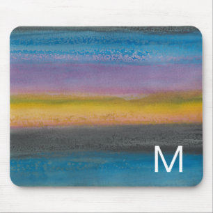 Wacholderbusch-Nebel I des Monogramm- Mousepad