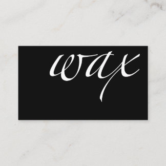 Wachs: Brasilianische Wax Loyalty Card Treuekarte
