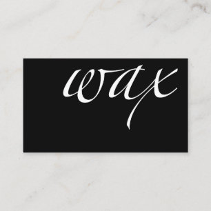 Wachs: Brasilianisches Wachs Visitenkarte