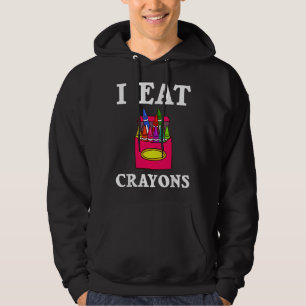 Wachs-Pastell-Stifte-Koffer für Zeichnungen Hoodie
