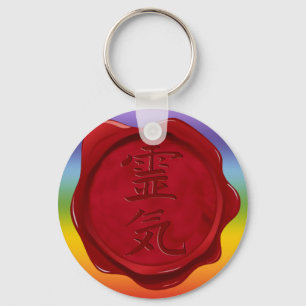 Wachs-Siegel - REIKI   Kirschfarben Schlüsselanhänger