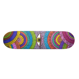 Wachsame Augen-Mandala-Magie Sk8board Skateboard