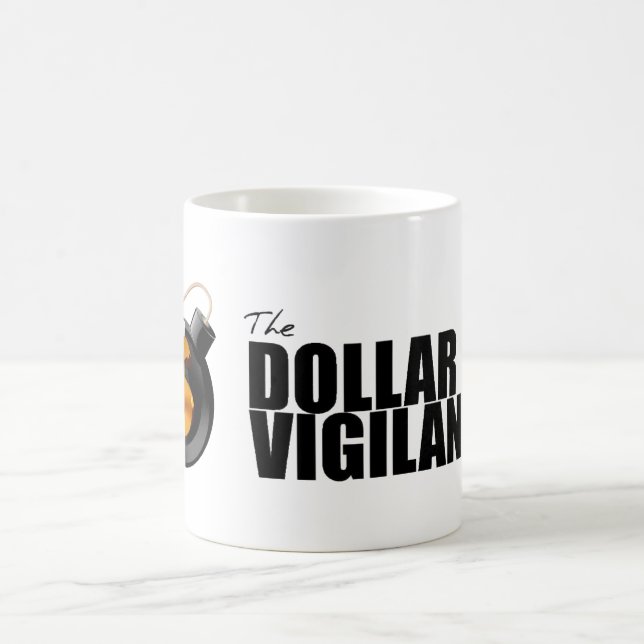 Wachsamer Dollar Mug W/Logo Kaffeetasse (Mittel)