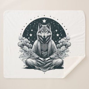 Wachsamer Wolf Sherpadecke