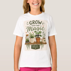 Wachse Dein eigenes Zauberwerk Mini-Garten-Ästhe T-Shirt