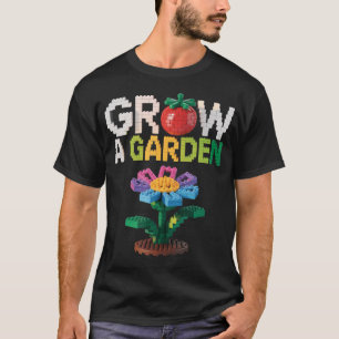 Wachse einen Garten Candy Frucht Gamer Baustein Li T-Shirt