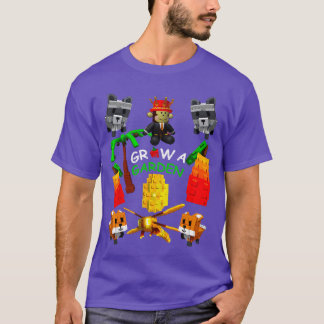 Wachse einen Garten Gamer Frucht Palme Affe Hausti T-Shirt