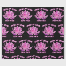 Wachse in deinem eigenen Tempo Pink Neon Lotus Blu