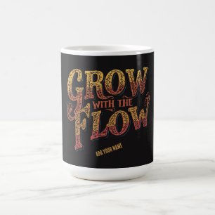 Wachse mit dem Fluss Benutzerdefinierter Name Retr Kaffeetasse