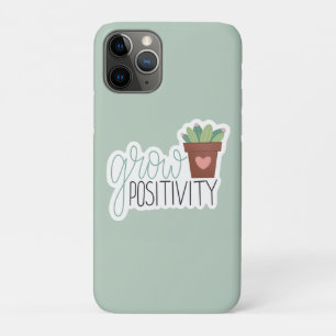 Wachse Positivität - Inspirierendes Kalligrafie-De Case-Mate iPhone Hülle