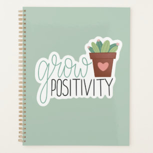 Wachse Positivität - Inspirierendes Kalligrafie-De Planer
