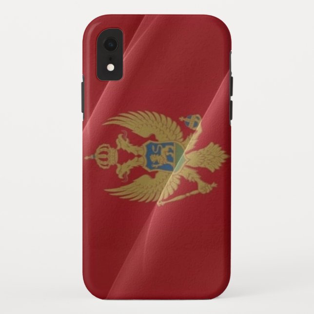 Wachsen der Flagge Montenegros - Case-Mate iPhone Hülle (Rückseite)