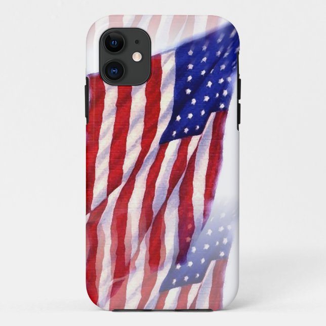 Wachsen der US-Flagge Case-Mate iPhone Hülle (Rückseite)