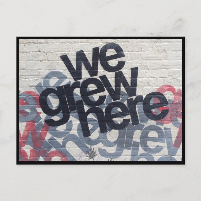 wachsen postkarte (Vorderseite)