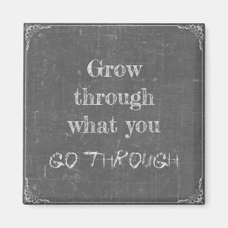 Wachsen Sie durch war Sie für den Magnet