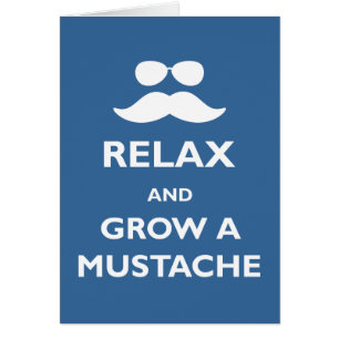 Wachsen Sie einen Schnurrbart