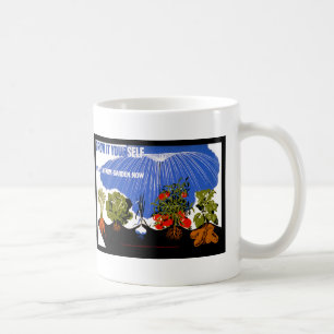 Wachsen Sie es sich ~ Pflanze ein Bauernhof-Garten Kaffeetasse
