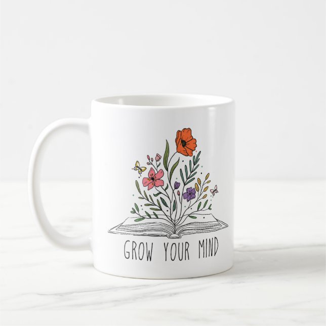 Wachsen Sie Ihre Wildblumen Kaffeetasse (Links)