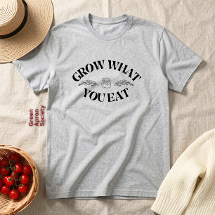 Wachsen Sie, was Sie essen Tri-Blend Shirt
