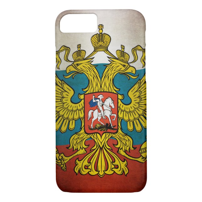 Wachsende Flagge Russlands Case-Mate iPhone Hülle (Rückseite)