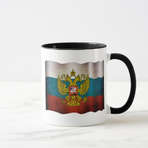 Wachsende Flagge Russlands Tasse