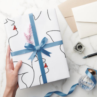 Wachsende Flügel - verstecktes Schmetterlingspapie Geschenkpapier
