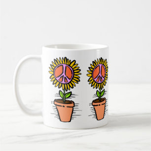 WACHSENDE FRIEDENSTasse Kaffeetasse