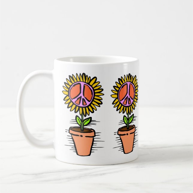 WACHSENDE FRIEDENSTasse Kaffeetasse (Links)