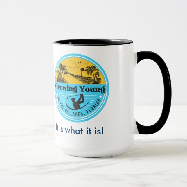 Wachsende Junge in der Dorf-Tasse Tasse (Rechts)