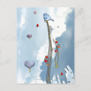 Wachsende Liebe! Postkarte