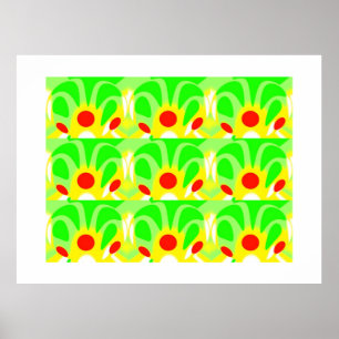 Wachsende Sonnen Poster