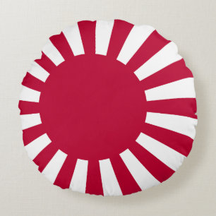 Wachsende Sonnenflagge Rundes Kissen