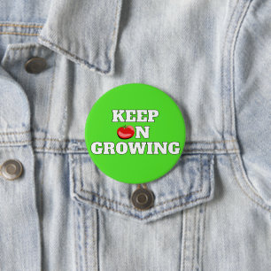 Wachsender Tomaten-Button Button