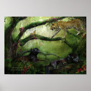 Wachsendes wildes Kunst-Plakat/Druck Poster